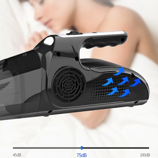 Máy Hút Bụi Kiêm Bơm Lốp Ô Tô, Máy Hút Bụi 4 Trong 1,  Có Đèn Led, Đo Áp Suất Lốp Chính Xác