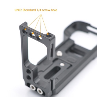 Quick Release Plate,Camera Grip Base for Sony A7C Camera L Bracket Quick Release Plate Black