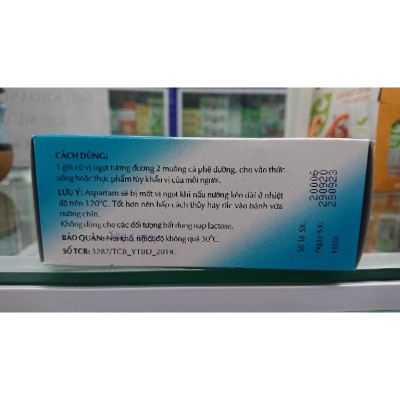 ASPARTAM đường KHÔNG năng lượng cho người ăn kiêng, người tiểu đường