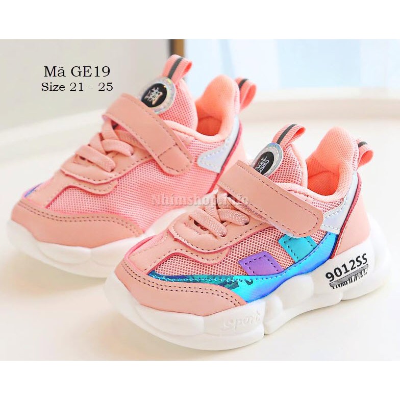 Giày thể thao cho bé gái 1 - 3 tuổi kiểu sneaker siêu chất GE19