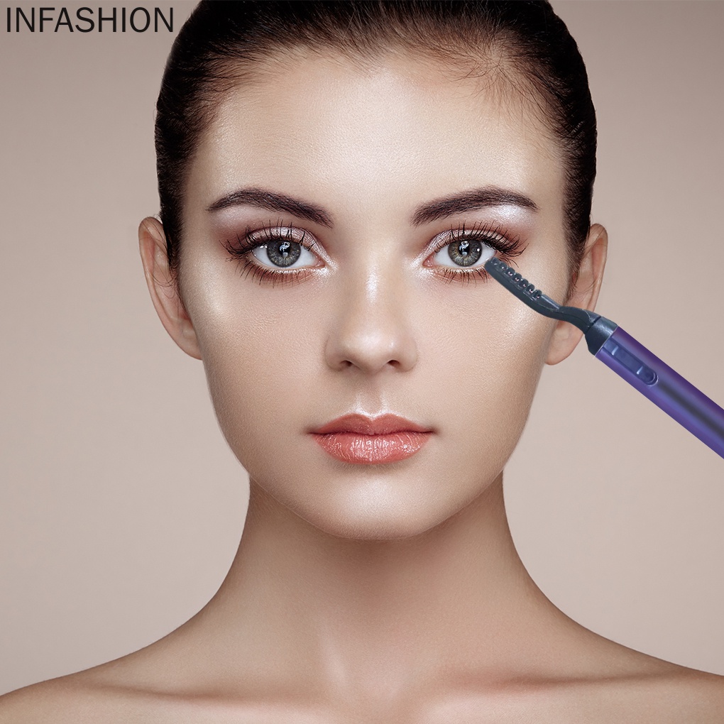 [Hàng mới về] Dụng cụ uốn cong mi bằng nhiệt điện sử dụng lâu bền