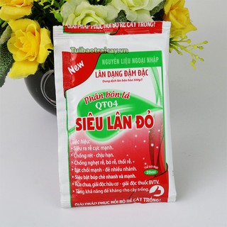 Phân bón siêu lân đỏ gói 20ml - T172