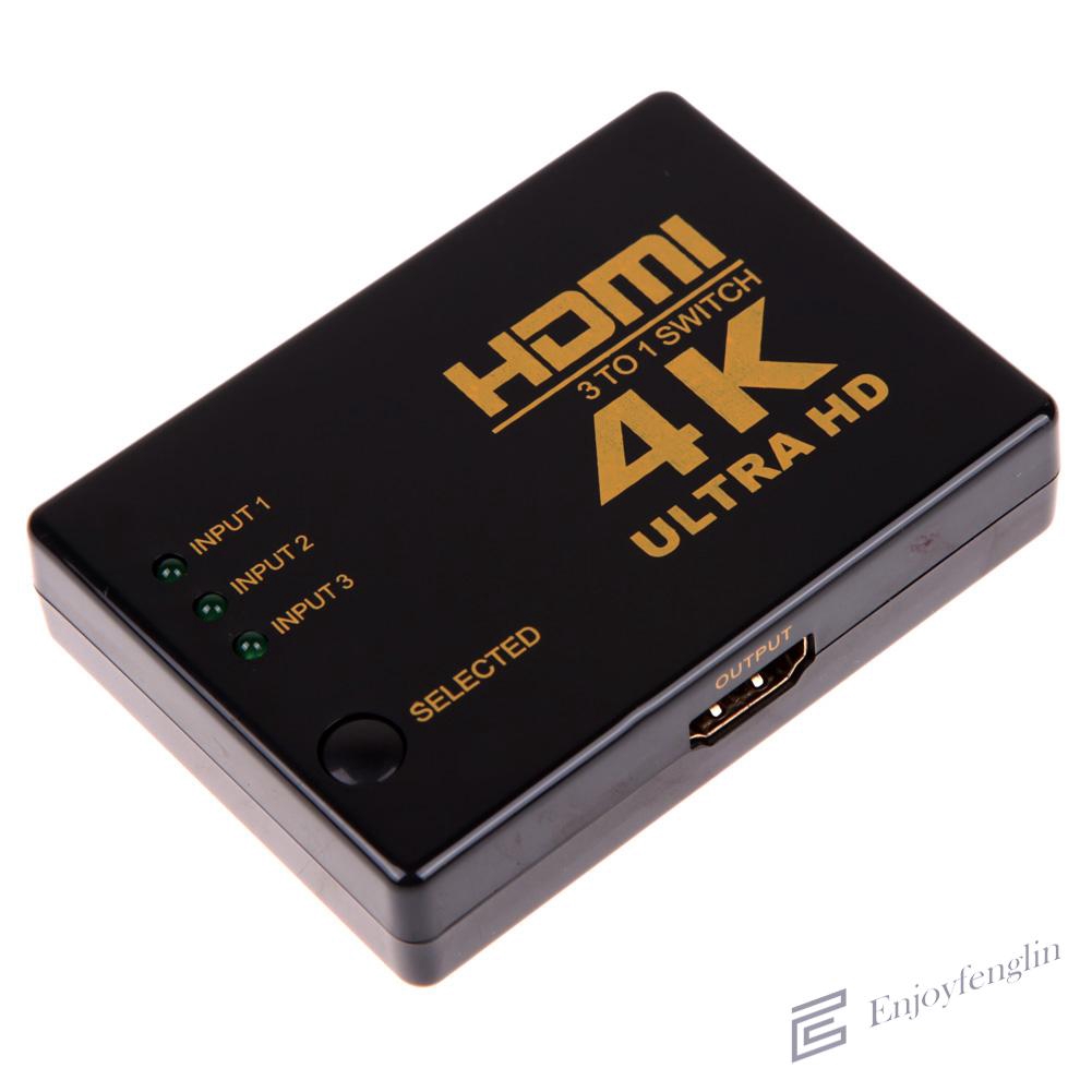 Bộ Chia Cổng Hdmi En 4kx2k 3 Trong 1 Cho Hdtv Pc