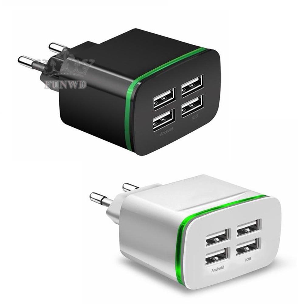 Ổ Cắm Sạc 5v 4 Cổng Usb Tiện Lợi