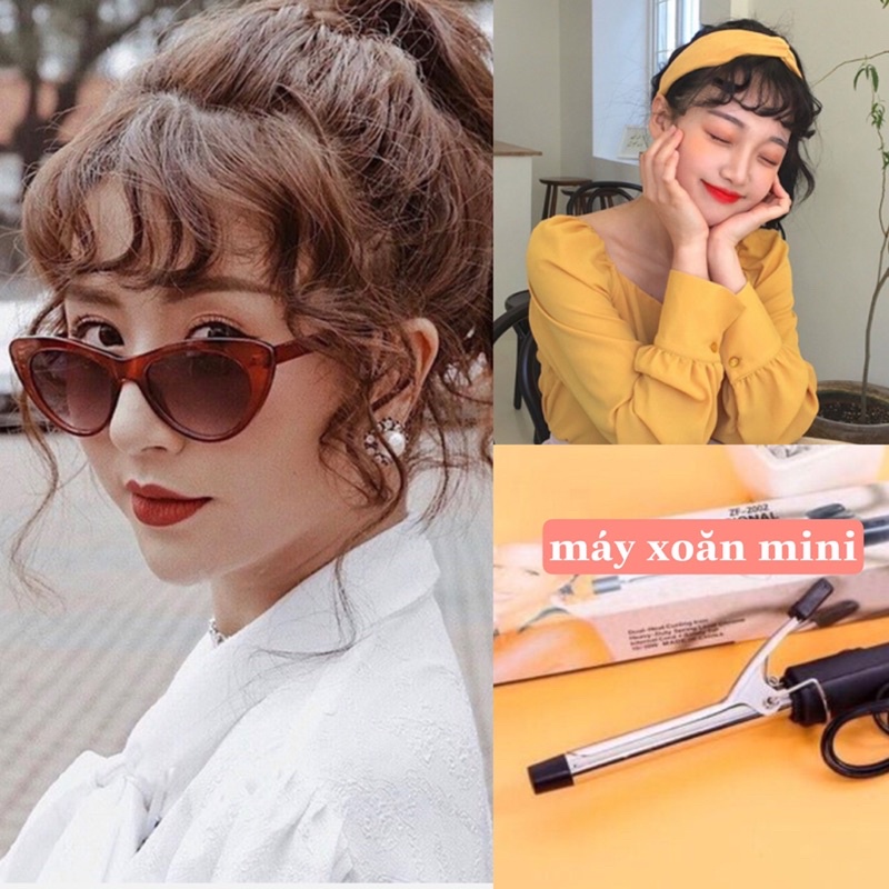Máy uốn xoăn tóc  lọn bé / máy uốn tóc mái