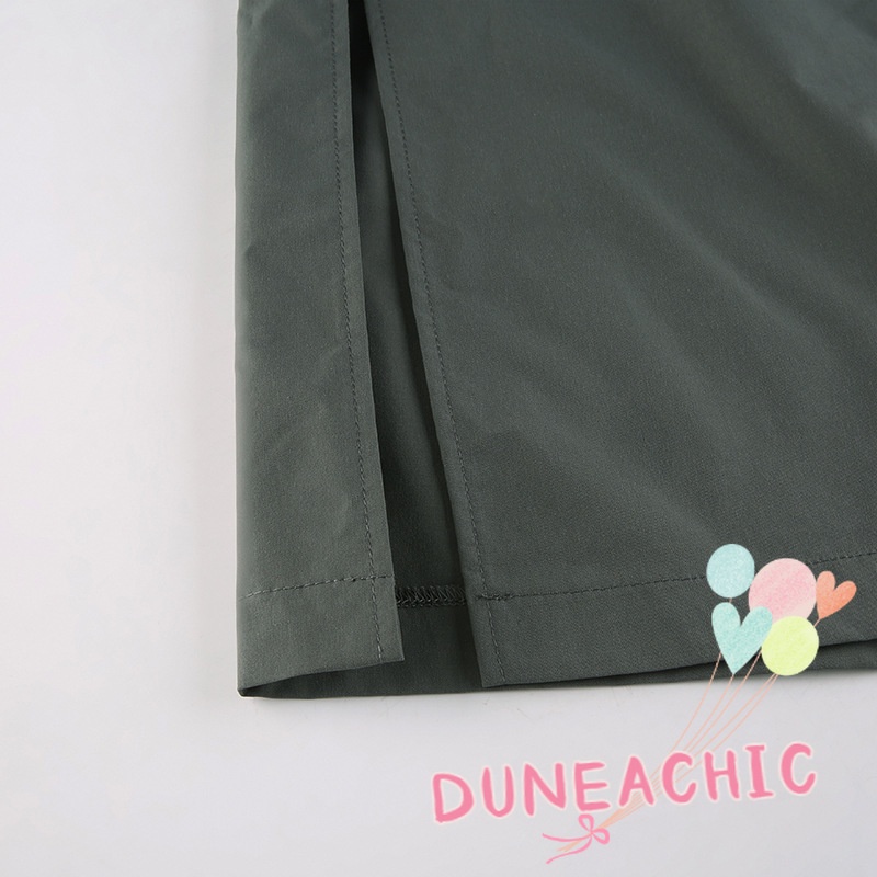 DUNEA Chân Váy Dáng Chữ A Màu Sắc Đơn Giản Thời Trang Dành Cho Nữ