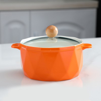 Bát Sứ Bộ Bát Đĩa Decor Bát Ăn Cơm Bộ Chén Dĩa Sứ Dễ Thương Nồi Kim Cương Cute Cao Cấp S42
