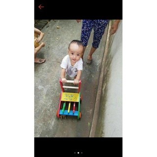 XE GÀ TẬP ĐI CHO BÉ (bằng gỗ)
