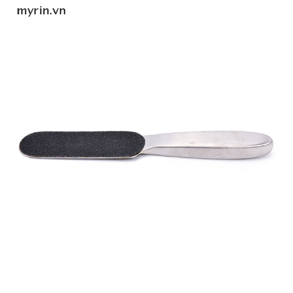1 Dũa Chân Hai Mặt Bằng Thép Không Gỉ Và 10 Giấy Nhám