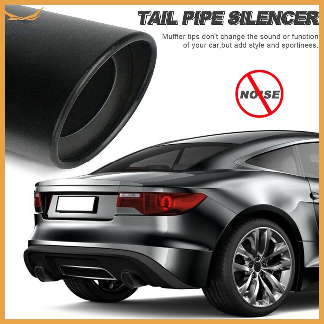 Ống Xả Khí Thải Giảm Thanh Bằng Thép Không Gỉ Nhám Thông Dụng Cho Xe Hơi