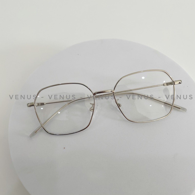 Gọng Kính Cận Kim Loại VENUS Dáng Mắt Vuông 5256 - Lắp Mắt Cận Theo Yêu Cầu | BigBuy360 - bigbuy360.vn