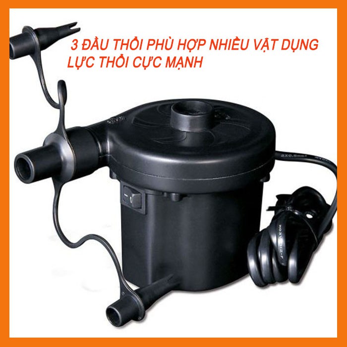 [Thổi Cực Nhanh] Bơm Hơi Điện Mini 2 Chiều Dùng Cho Ghế Đệm Giường Hơi