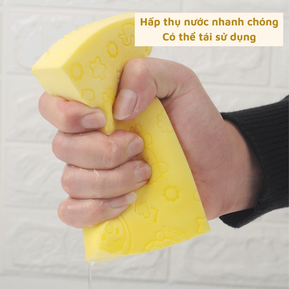 Mút bông tắm bọt biển tẩy tế bào chết làm sạch da dùng được cho da nhạy cảm