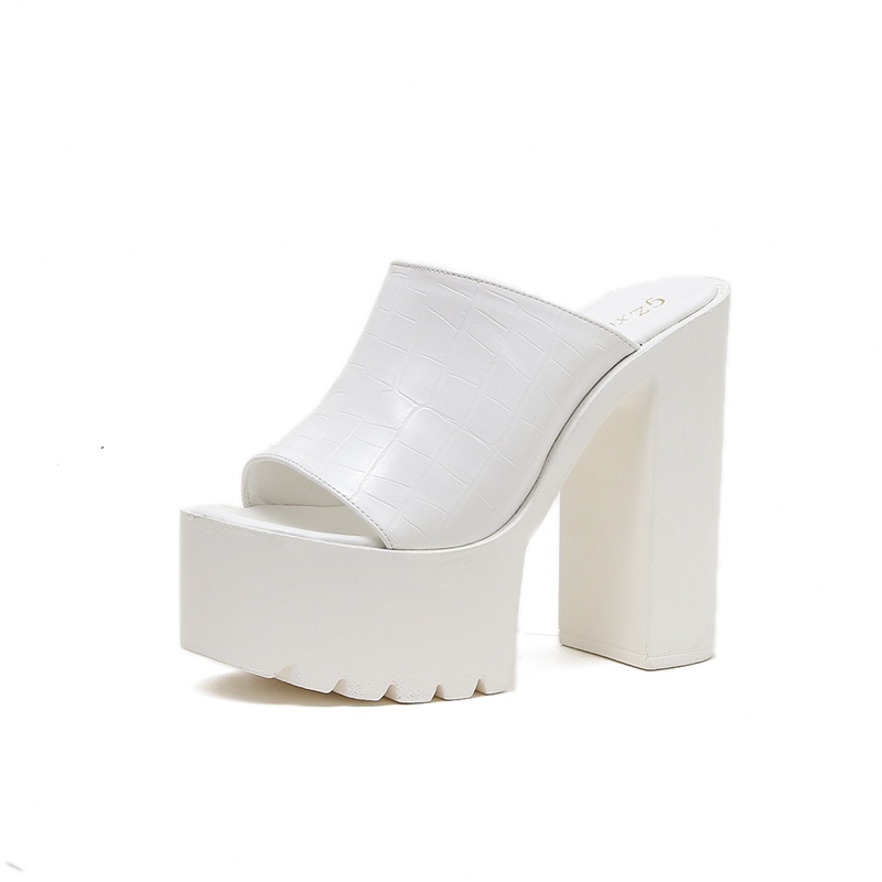 Dép Cao Gót 14CM Thiết Kế Đơn Giản Quyến Rũ Cho Nữ