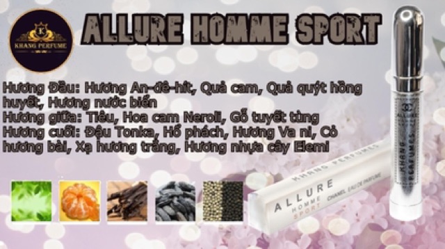 Nước Hoa Nam Allure Men by KALabo 12ml [Khang Perfume,cam kết Lưu hương 8-12h] | BigBuy360 - bigbuy360.vn