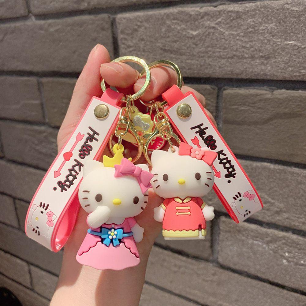 LANFY Móc Khóa Hình Mèo Hello Kitty Dễ Thương Thời Trang