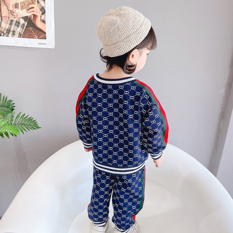 Set Đồ Thể Thao 2 Món Áo Khoác Cotton Có Khóa Kéo + Quần Dài Phong Cách Phương Tây Cho Bé Gái