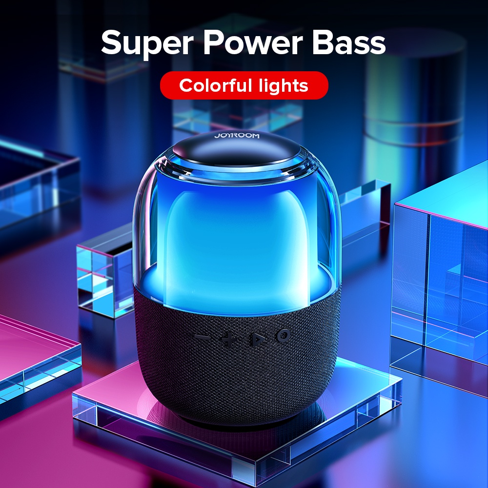 Loa bluetooth JOYROOM 3D âm thanh siêu trầm hỗ trợ thẻ nhớ TF