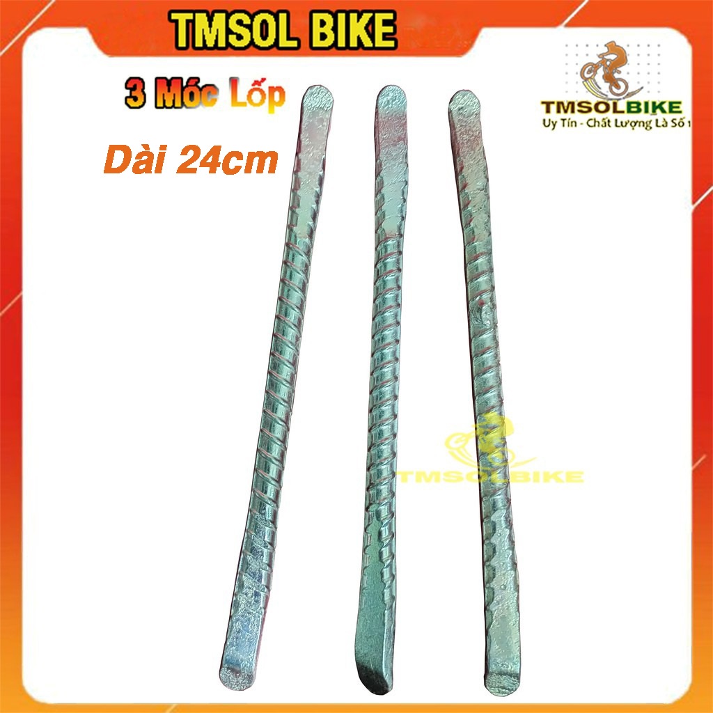 Bộ vá xe máy, bộ vá xe máy + bơm, cây nạy vỏ móc lốp dài 19cm, 24cm