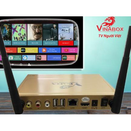 Android Tivi Box Vinabox X2 (Vàng) – Hàng Chính Hãng Bảo Hành 12 Tháng