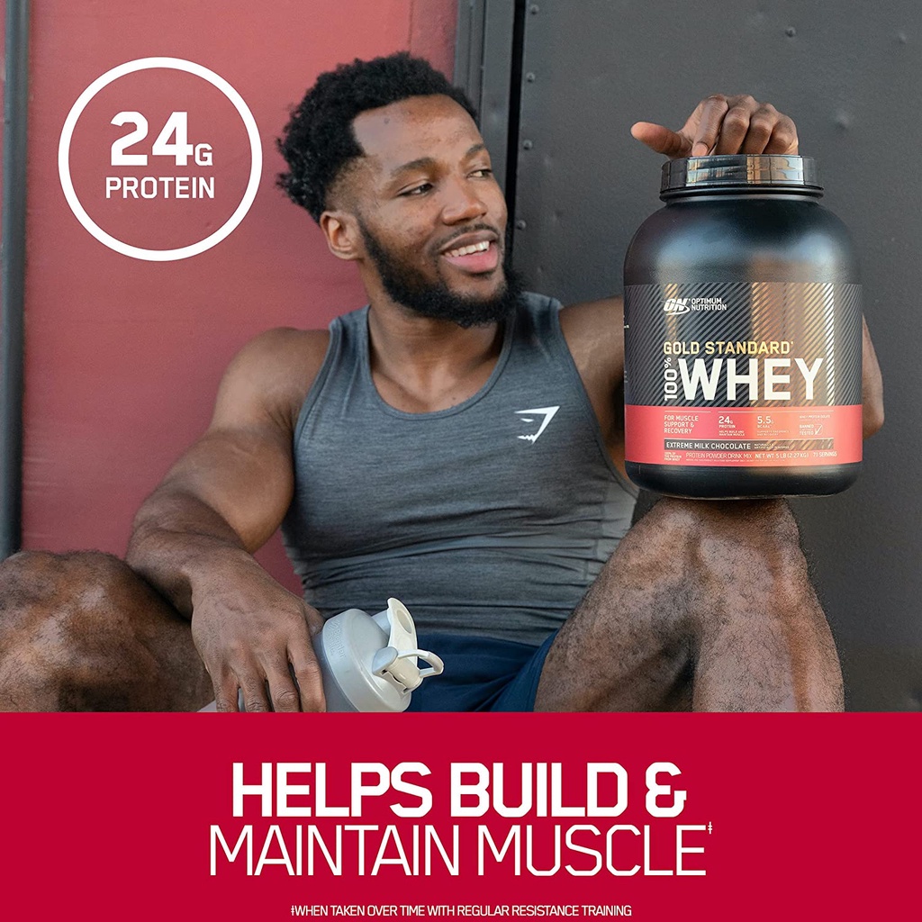 Sữa Bột Tăng Cơ Cao Cấp ON GOLD STANDARD 100% WHEY 5lbs