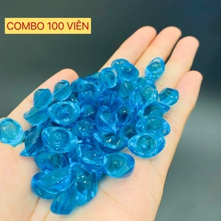 Combo 100 thỏi vàng pha lê 1.4 cm phong thủy thần tài may mắn☘️