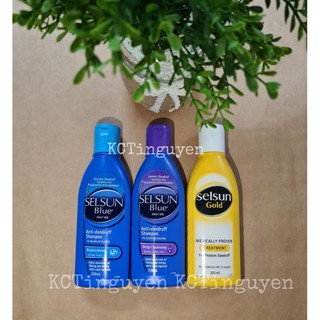 Dầu gội trị gàu Selsun Blue & Gold 200ml (HÀNG MỚI DATE XA)