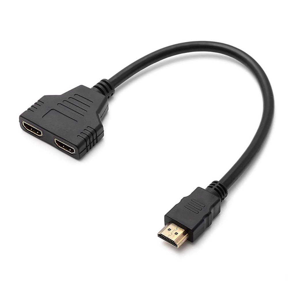 Cáp video DOONJIEY 2 trong 1 đầu ra chia HDMI cho PC