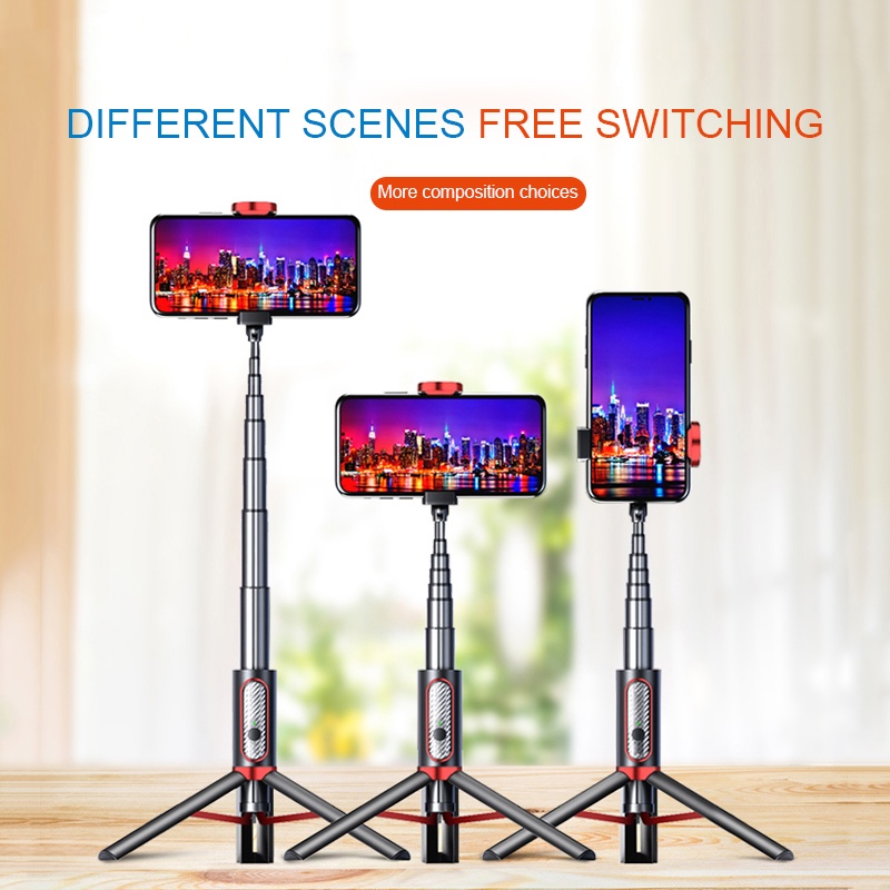 Gậy Tự Sướng Không Dây Mini 150cm 81cm Có Thể Gập Lại Cho Điện Thoại iPhone Android