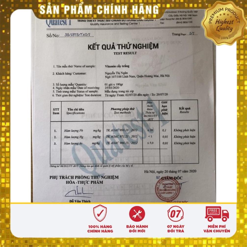 Sét Vitamin Kích Trắng- Kích Trắng Cấp Tốc- Trắng Nhanh Gấp 10 Lần+ Tặng Kèm Muỗng Trộn Kem