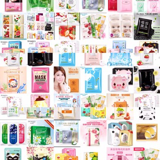 Combo mix 50 miếng mặt nạ bioaqua, images, one sping, rorec mask nội địa trung