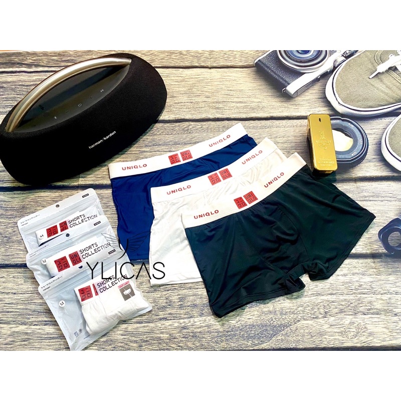 Quần lót boxer nam UNIQLO thun lạnh, cao cấp chất đẹp cạp to co dãn 4 chiều 40-75kg