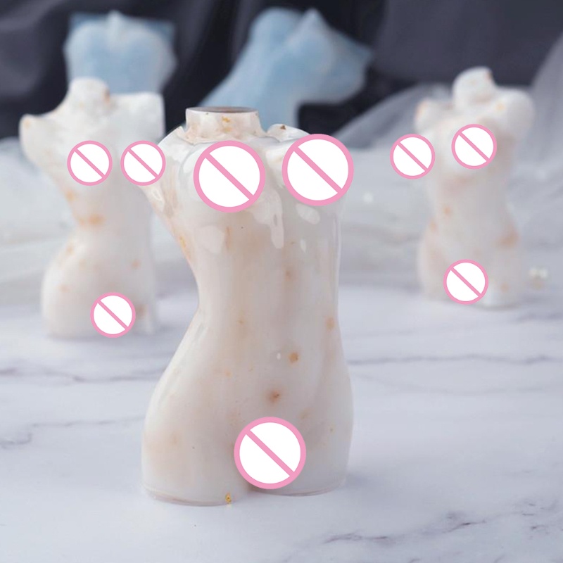 ✿ Khuôn Silicone Làm Sáp Thơm Cơ Thể Người DIY