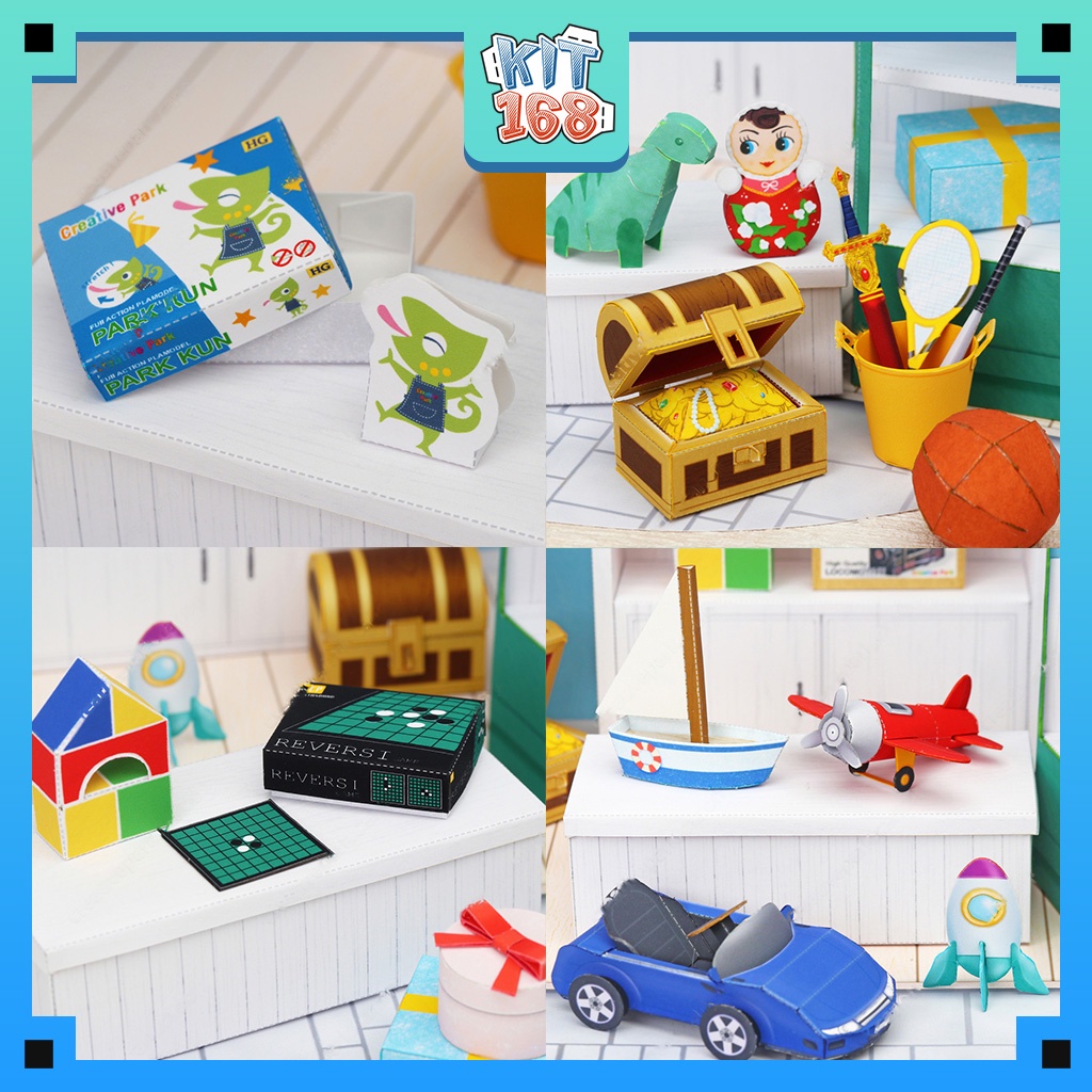 Mô hình giấy kiến trúc Cửa hàng đồ chơi