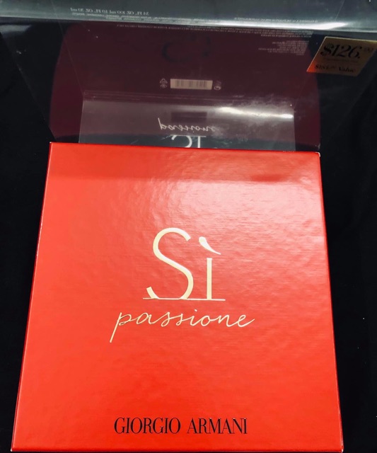 Set nước hoa Giorgio Armani Sì PASSION RED  chai 100ml + 30ml Xách tay MỸ NEW 100%