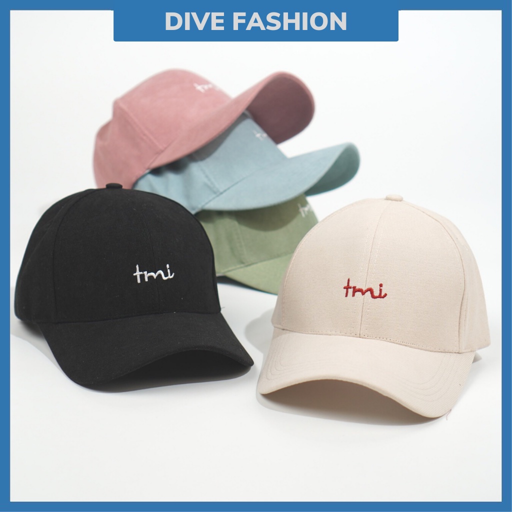 Nón Kết Nhung thêu chữ Tmi form unisex nam nữ
