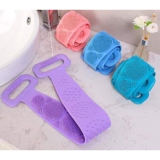 dây tắm cọ lưng 2 mặt silicon