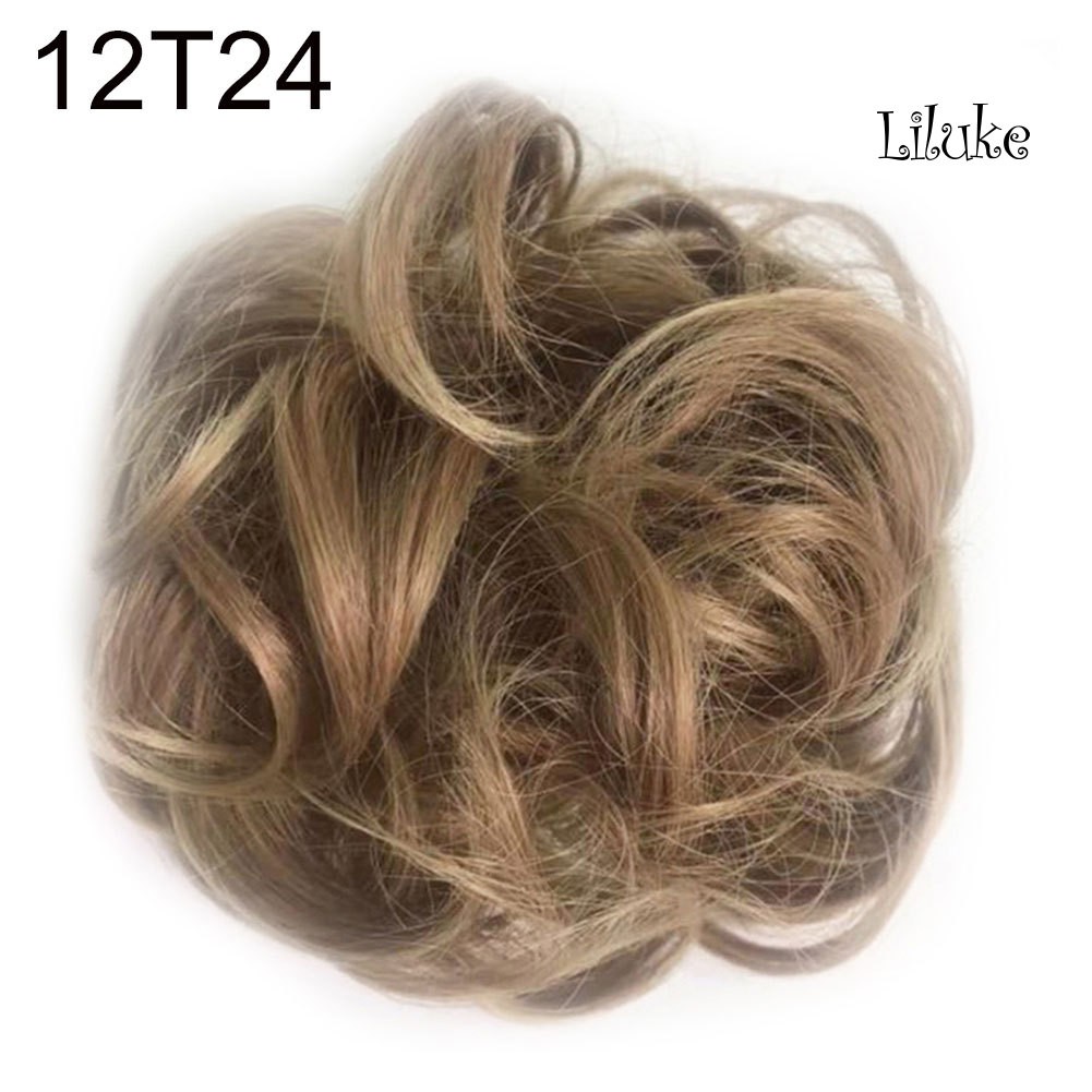 Búi Tóc Giả Xoăn Dài Gợn Sóng Co Giãn Dành Cho Cô Dâu