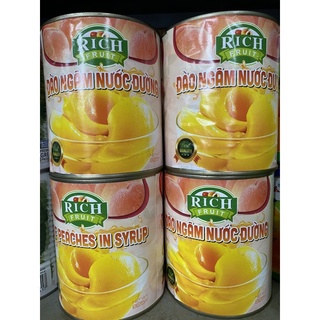 Đào ngâm rich 820g