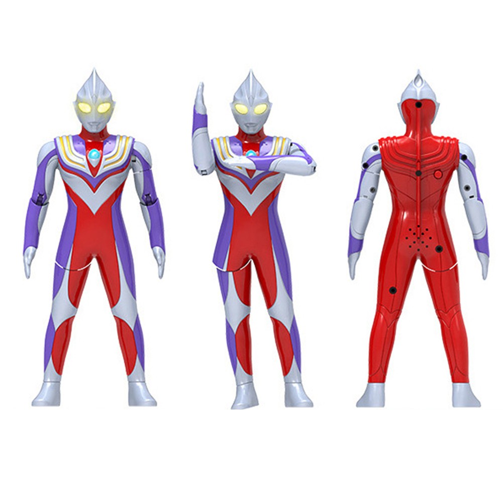 Mô Hình Nhân Vật Lv Ultraman Tiga Hy Lạp Có Đèn Led