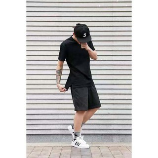 Áo longtee vạt sole form Unisex Đen