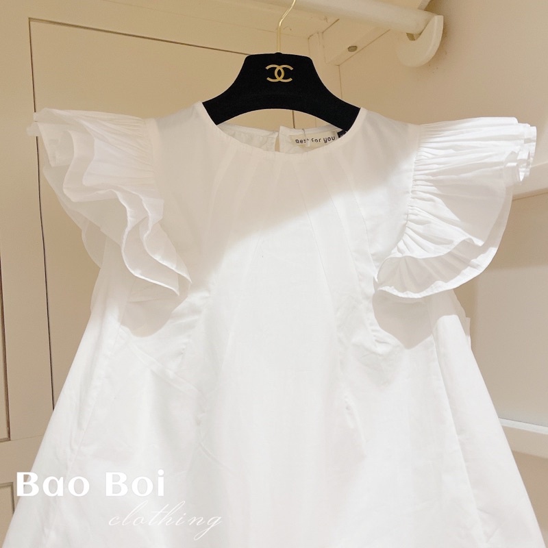 Áo sơmi tay xếp ly