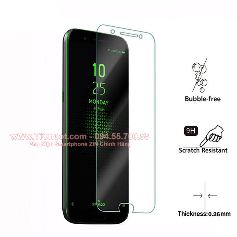 [Ảnh Thật] Kính CL Xiaomi Black Shark 1 Cường Lực Không FULL 2.5D-9H-0.26mm