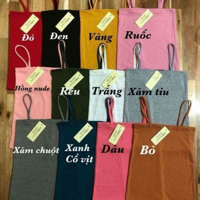 Áo thun 2 dây zara