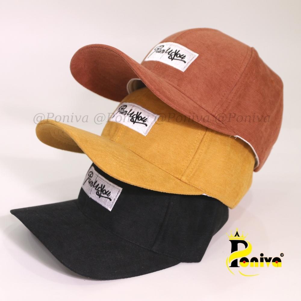 Mũ lưỡi trai ❤️ Nón kết thêu chữ PromissYou chất vải nhung  form unisex phong cách Ulzzang Thời trang PONIVA siêu hot