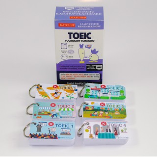  Bộ KatchUp Flashcard TOEIC – 3 loại giấy 