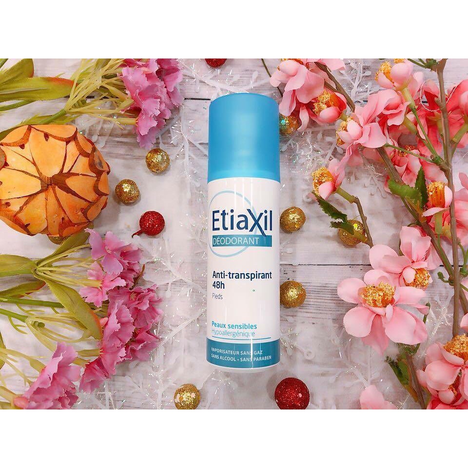 Xịt khử mùi hôi chân hiệu quả 48h ETIAXIL DEODORANT 100ml