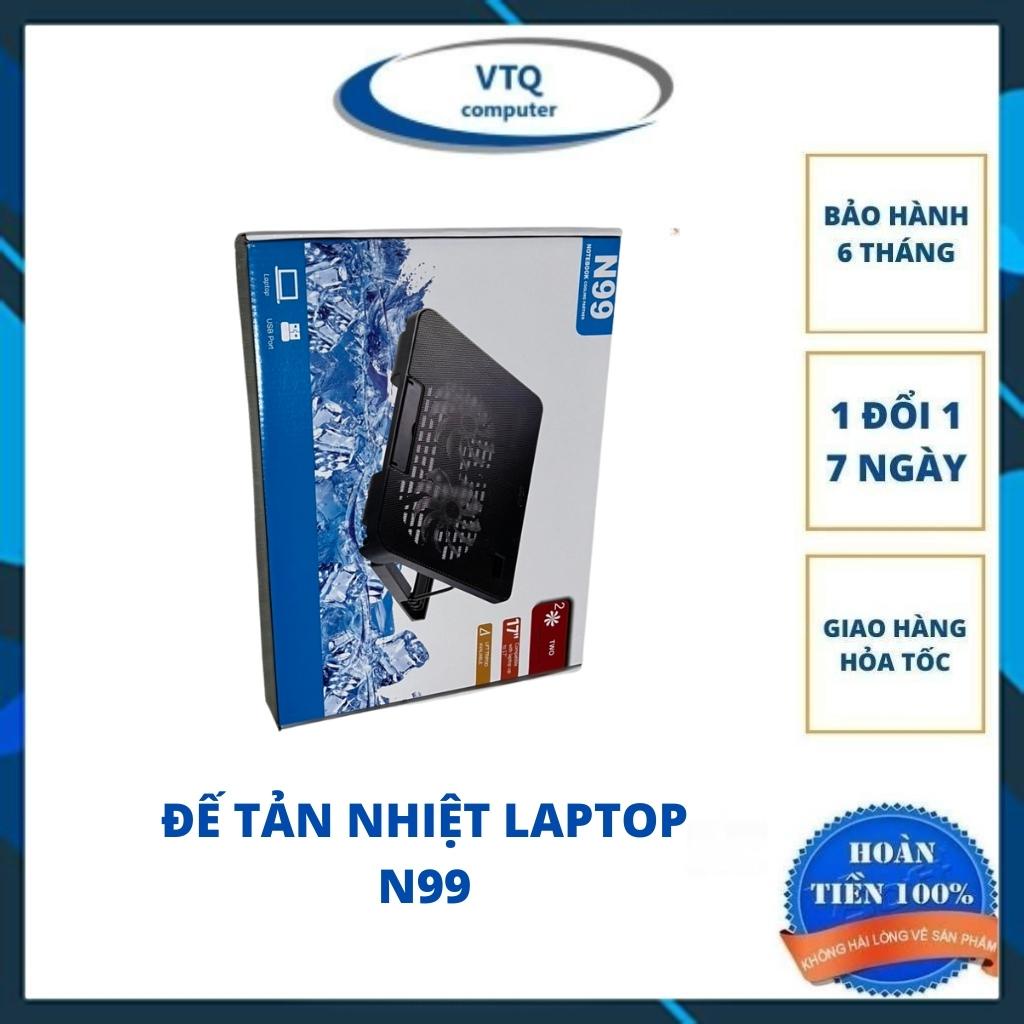 Đế tản nhiệt laptop máy tính macbook COOLER MASTER N99 17 inch 2 quạt