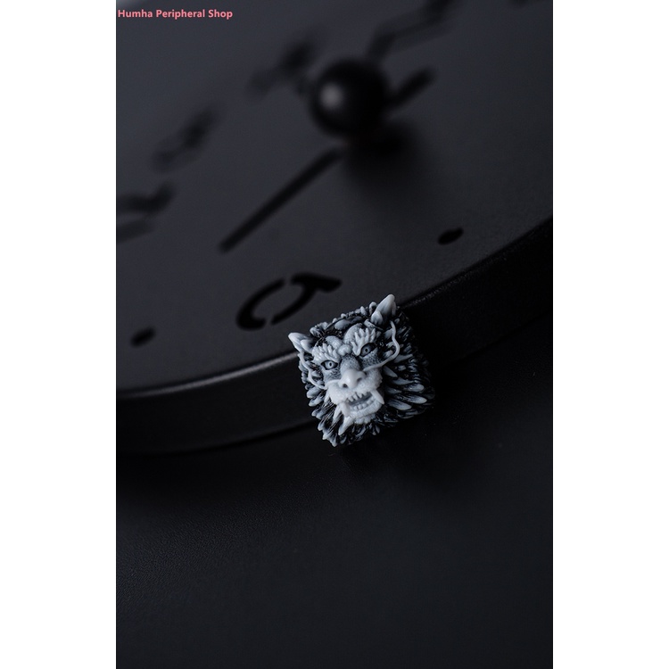 Artisan Đầu Rồng Bằng Nhựa Resin Làm Thủ Công Cho Bàn Phím Cơ