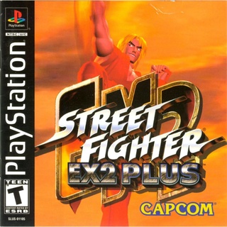 Đĩa cd game ps1: street fighter ex2 plus